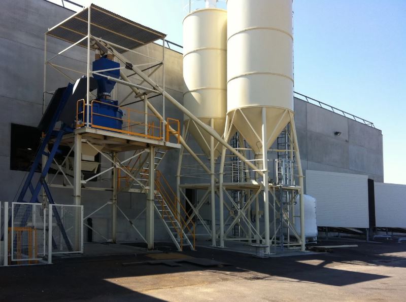 Centrale à béton fixe - ROMETA pour blocs, bordures, pavés, tubes et préfabriqués_1