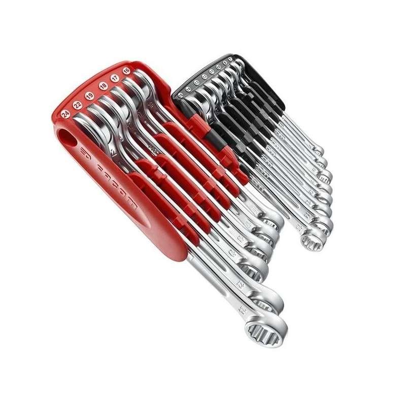 Jeu De 14 Clés Mixtes FACOM - Qualité Pro | Dimensions 7 à 24mm | Étui Portable Résistant | Pour Bricolage Et Réparations