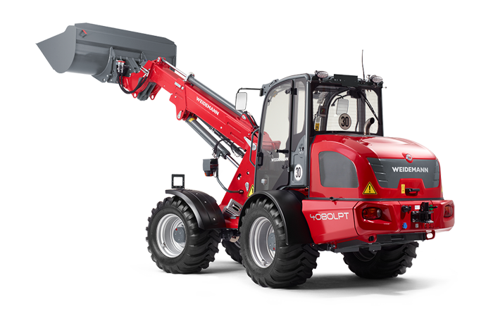Mini-chargeuse 6t - Weidemann 4080LPT - Chargeuse sur pneus télescopique avec hauteur de levage accrue_1