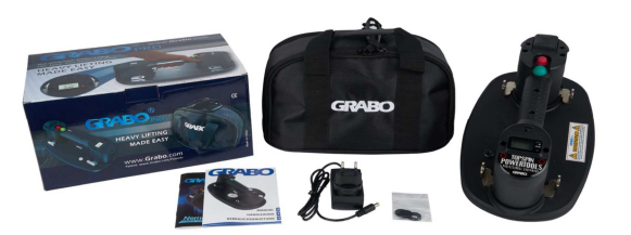 Ventouse manuelle avec batterie intégrée - CMU 120 kg - GRABO PRO PLUS_1