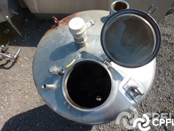 Bac de lancement fermé GOAVEC 400 L - 2060 mm trou d'homme - 700 mm diamètre_1