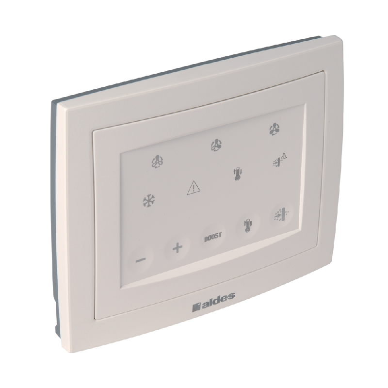 Kit VMC double flux InspirAIR® Top 210 avec télécommande et tuyau pour condensats - Aldes - 11027120_1