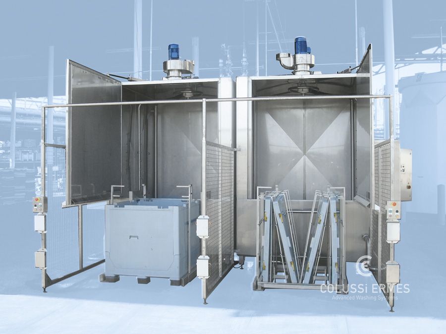 Laveuses industrielles alimentaires Colussi Ermes - Lavage bacs et caisses - Jusqu'à 120 caisses/heure_1