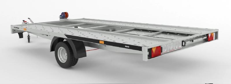 Remorque porte voiture-plateau - 3,60 X 2,00 M - 1500 KG - MARTZ GTKIPPBAR 360_1