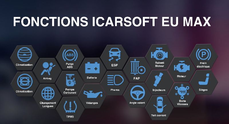 Valise diagnostic automobile multimarques icarsoft eu max obd2 pro_1