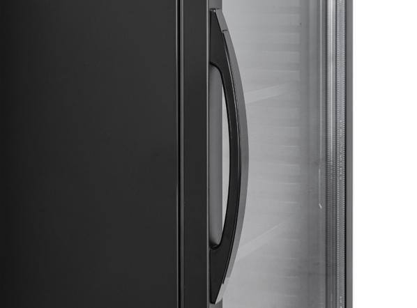Armoire à boissons noire 1 porte 372 L - sans canopy | Coolhead - TKG408CB_1