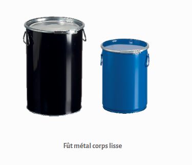 Fût acier à corps lisse / fût acier avec joncs ou moulures_1