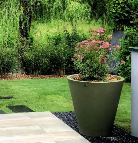 Jardinière Vase en polyéthylène rotomoulé (PEHD) - 100% recyclable - Fabrication française - 21 couleurs disponibles_1
