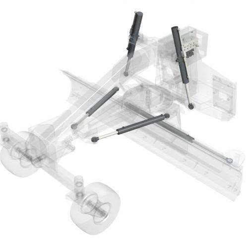Niveleuse LG - GF Gordini - Mouvements hydrauliques, Systèmes laser 2D/3D, Résistance aux chocs_1