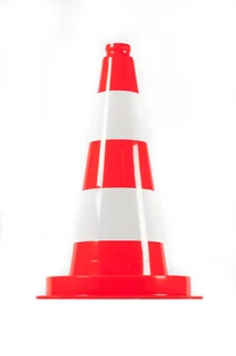 PACK 50 cônes 50 cm non rétro film blanc_1