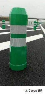 Poteaux de signalisation - Balises souples J11 & J12 autorelevables - Hauteur 0.75m - Diamètre 200mm_1