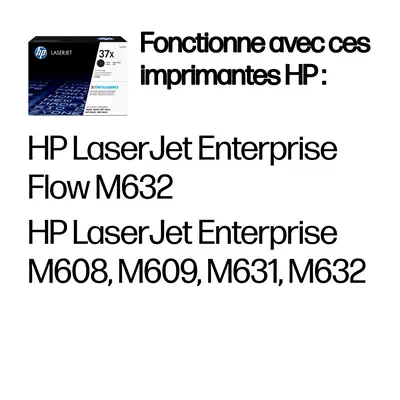 Cartouche de toner noir authentique HP 37X LaserJet grande capacité_1