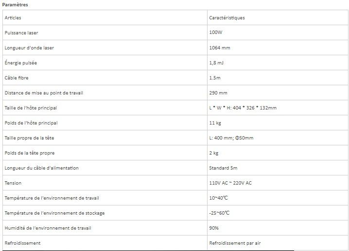 Décapeur laser - chengdu mrj-laser technology co., ltd - puissance 100w_1