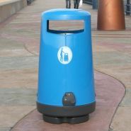 Topsy 2000 - poubelle publique - Glasdon - 90 litres, 110 litres_1