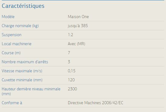 Ascenseur de maison one - kleemann - charge nominale jusqu'à 385 kg_1