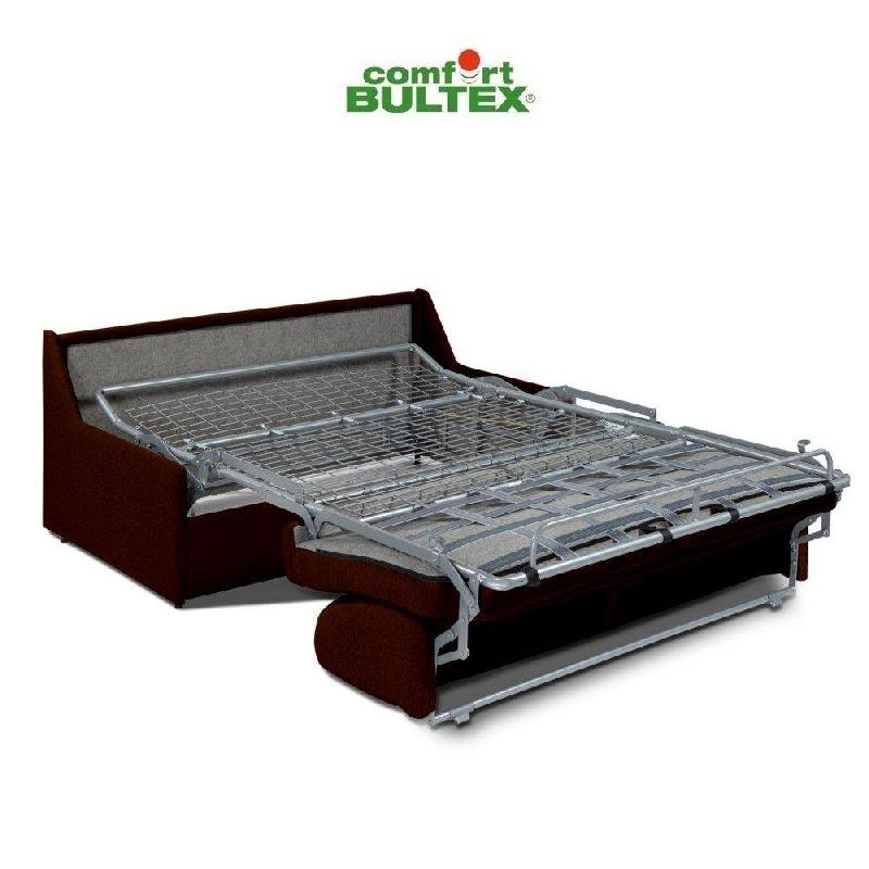 Canapé convertible COMPACTO - système EXPRESS - matelas Comfort BULTEX® 120 cm - Néo marron_1