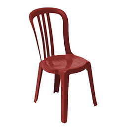 Chaise empilable en résine de synthèse avec protection anti UV - MIAMI - plusieurs coloris - garantie 3 ans_1