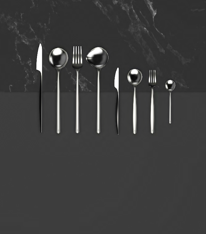 Couteau de table Atlántida - Acier inox 18/10 - Design élégant et finition satinée_1