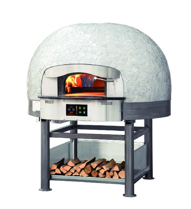 Four à pizza statique avec fonctionnement hybride à gaz et bois - morello forni - ligne fgi_1
