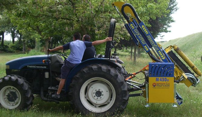 Broyeur forestier hydraulique M430x M490x - Marolin - 100 cm - pour tracteurs de 70 à 80 HP_1