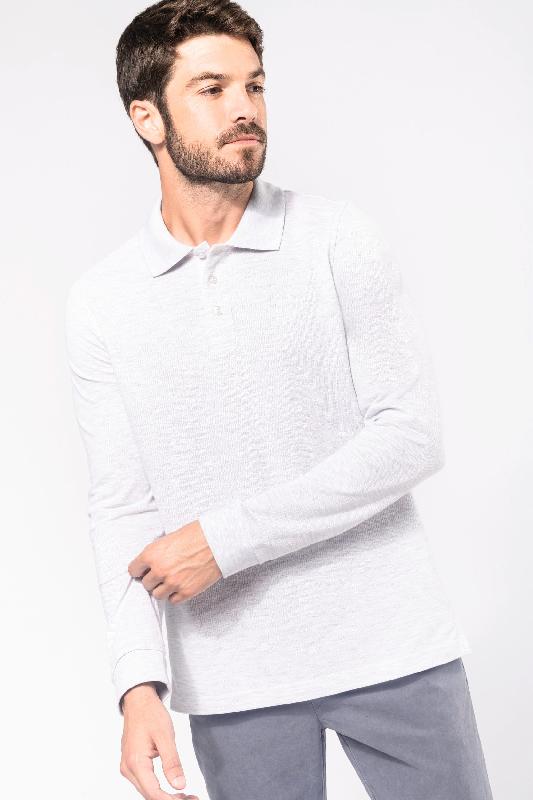 Polo manches longues homme - Réf: K243 - Kariban - 100% coton - Lavable à 60°C_1