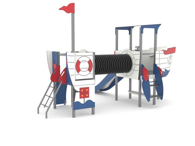 Structure multi-activités métallique mer - LD1MT21100 - Ludoparc - Tranche d'âge 1 an et plus - Capacité 18 enfants_1