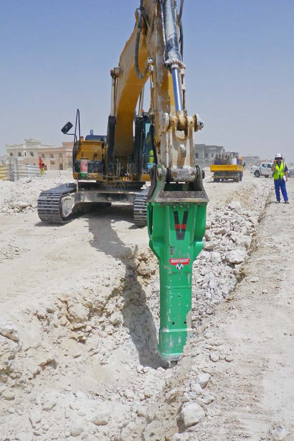 Brise-roches hydrauliques - gamme lourde Montabert - 2 vitesses - pour porteurs de 20 à 80 tonnes_1