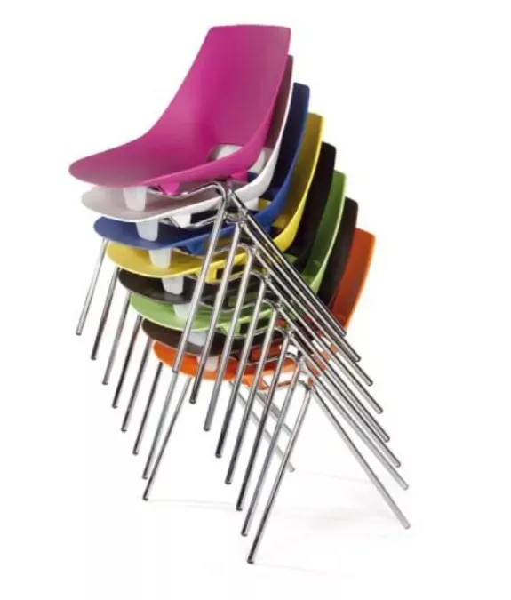 Chaise visiteur empilable et assemblable So Aversa - P30_1