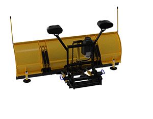 Lot pro - lames à neige - meyer by aebi schmidt - construction en acier_1