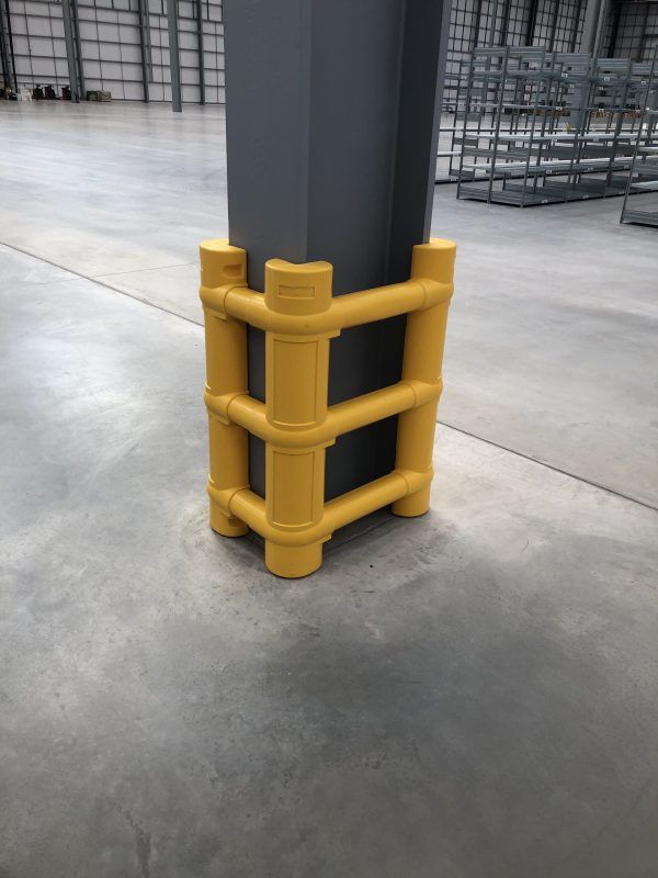 Protège poteaux universel - adaptable à colonnes carrées ou rectangulaires de 200 à 700 mm - installation rapide sans fixation_1