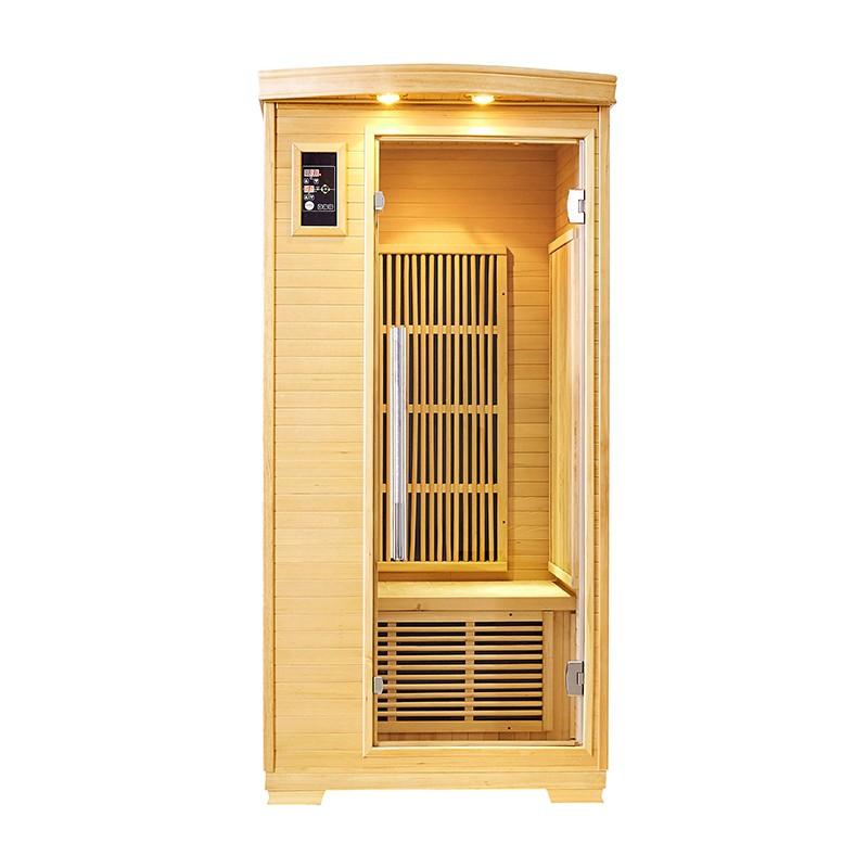 SAUNA INFRAROUGE NORDICA® CARBONE IR1 (1 PLACE) 90X90_1