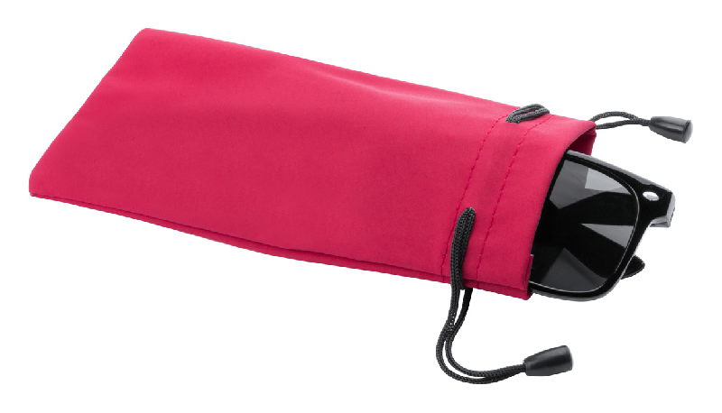 Pochette pour lunettes - Polyester - Couleur rouge - 7g_1