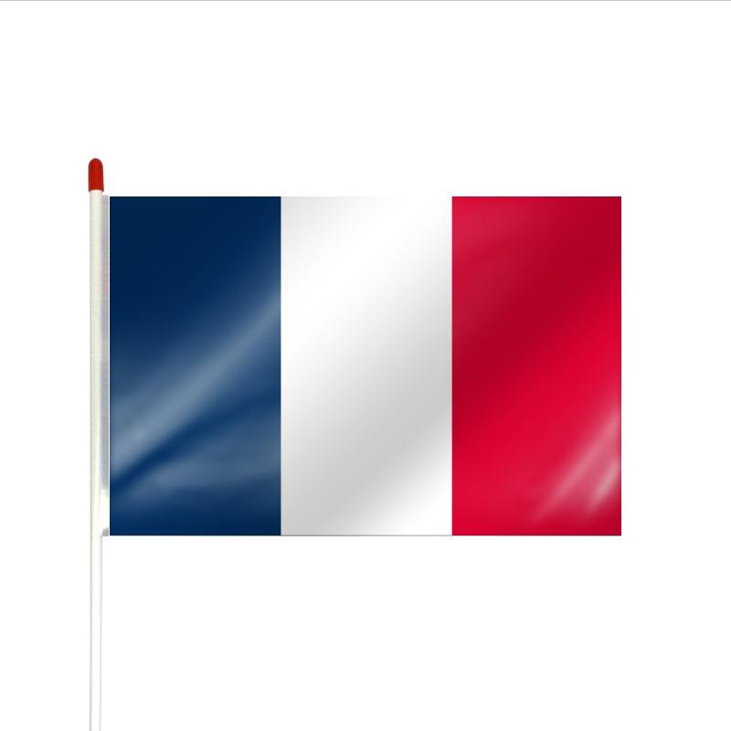 Drapeau français à main - Drapeau à agiter_1