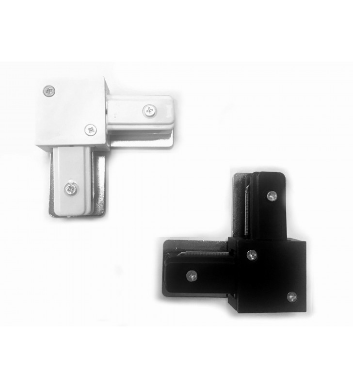 Connecteur spot en L - réf. CONMONOB - adaptable CFM2000716 et CFM1000716 - thermoplastique ignifugé - certifications CE & ROHS_1