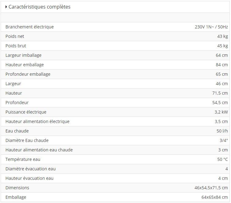 KD40 - Lave-verre Angelo Po - Panier 40x40 cm - Double paroi - 45 kg_1