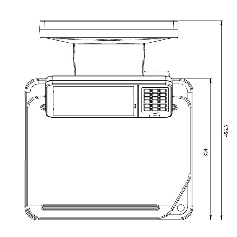 Rm-5800ll - balance commerciale - digi france - 3/6 kg_1