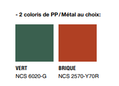 Siège giratoire étudiant - Monocoque PP avec tablette écritoire pivotante - Odei PP ODR2/1 -PROMO -30%_1