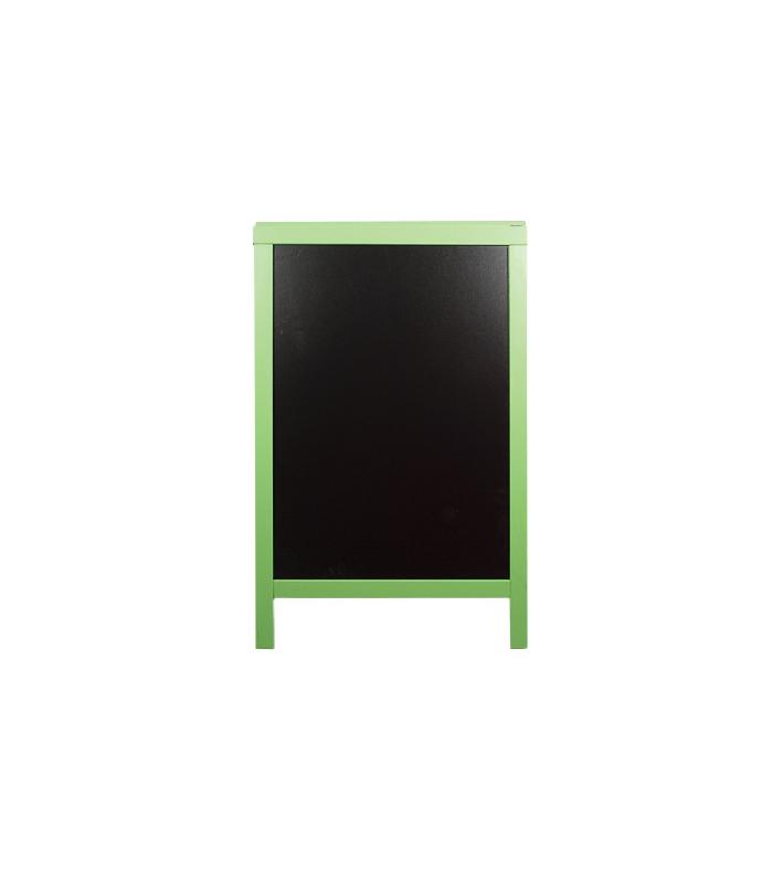 Chevalet stop trottoir avec cadre bois - dimensions 85 x 55 cm - Référence : PFN49VE_1