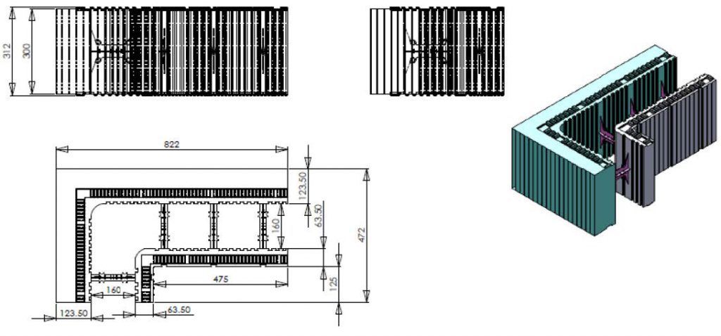 Coffrage isolant - angle 90° Reverbloc - épaisseur 34 cm - R = 5.38_1