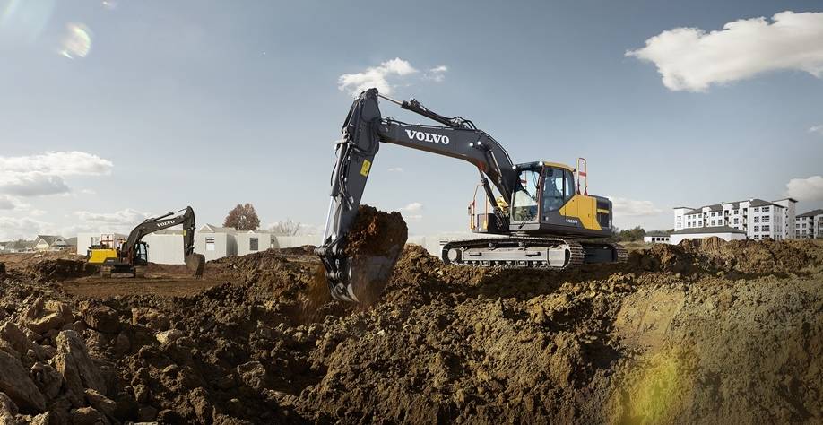 Machine de construction Volvo EC200E avec capacité de levage élevée