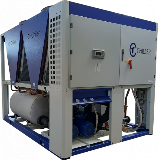 Refroidisseur d'eau froide ZCV - Puissance de 291 à 1028 kW - Compresseur à vis et gaz réfrigérant R134a ou R513_1