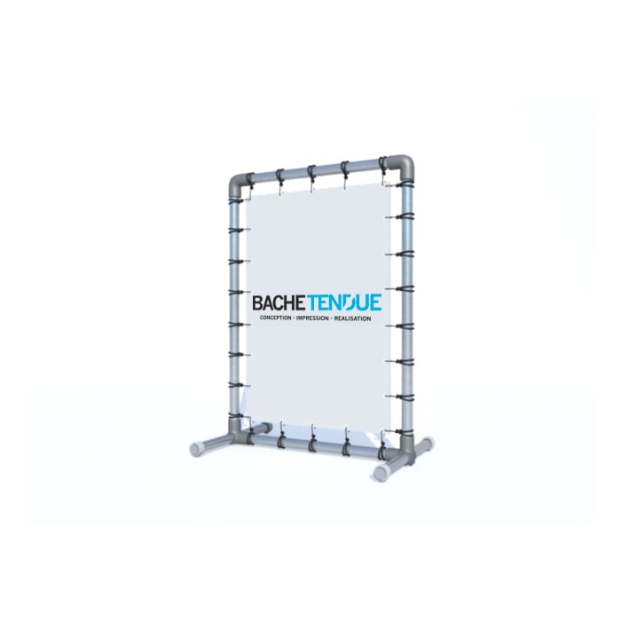 Stop trottoir - Avec bâche sur pieds - So-Easy - Bâche Tendue_1