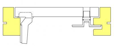 Tecavi 00 md 22 - façades cofim - cadre bois résineux - porte MDF 22 mm_1