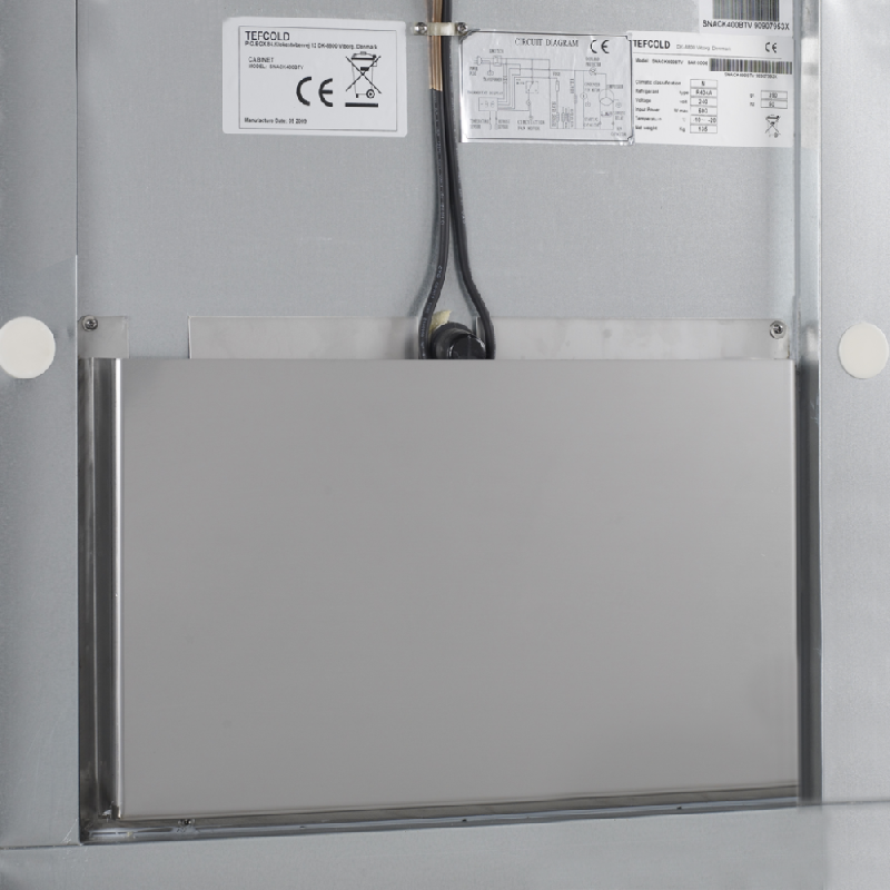 Armoire réfrigérée négative - 429 L - Froid ventilé - Tout Inox 304 | Tefcold - RF505_1