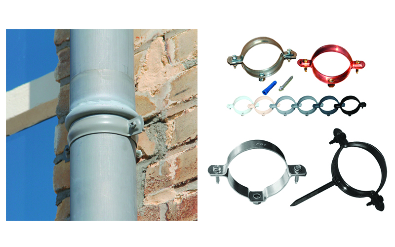 Gamme de descentes pour l'évacuation des eaux pluviales - Frénéhard - Boîtes à eaux, dauphins et colliers en acier galvanisé_1