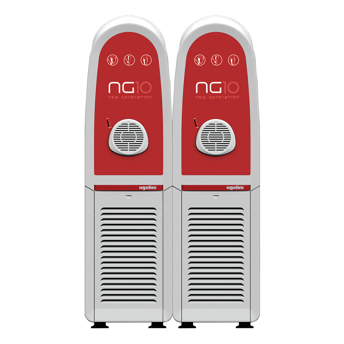 Machine à granita professionnelle - compacte et facile à utiliser - capacité 2 x 10 litres - Ugolini NG EASY électronique 10-2_1
