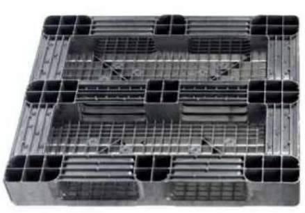 Palette plastique lourde Planetpal MIX 10A12 HR5RR - 1000x1200 mm - Ref PA-LO-0125_1