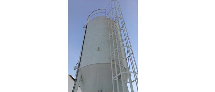 Silo de stockage à chaux : carbonate de calcium ou d'autres produits en poudre pour usine de traitement des eaux - Toro_1