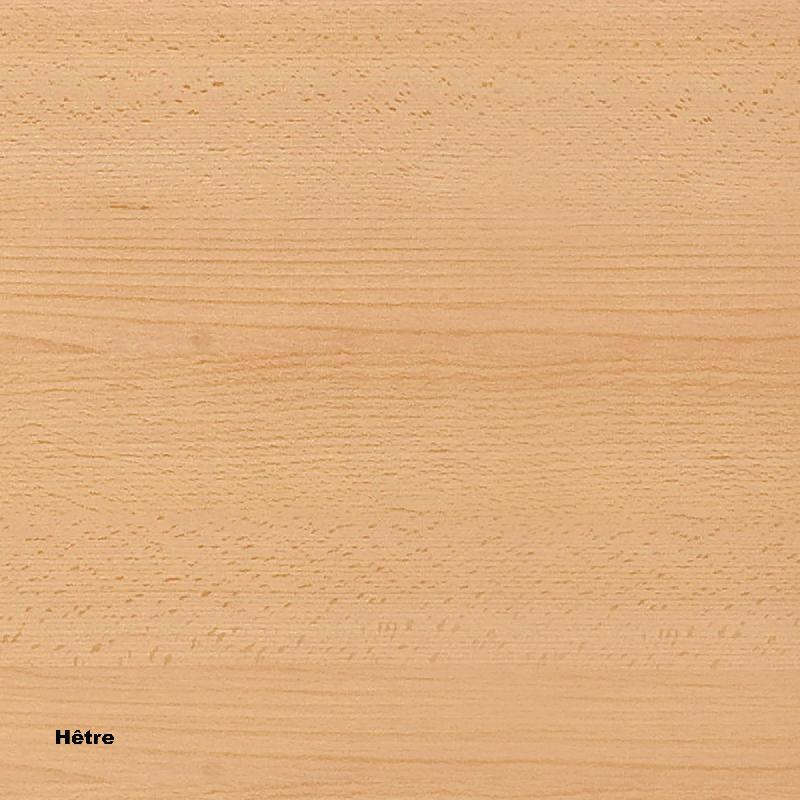 Desserte mobile avec 4 tiroirs et niche de rangement - QUADRIFOGLIO - Hêtre_1