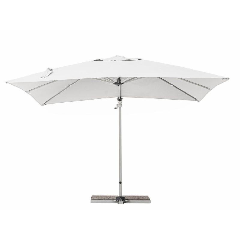 Parasol déporté Saragozza 3 x 3 x 2,55 m gris_1
